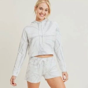 Grey Tie-dye Loungeset